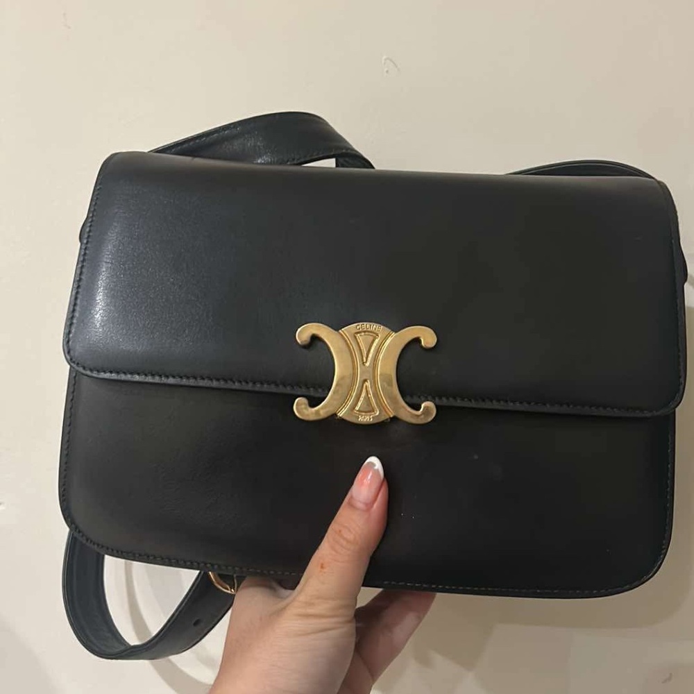 Celine Triomphe Black